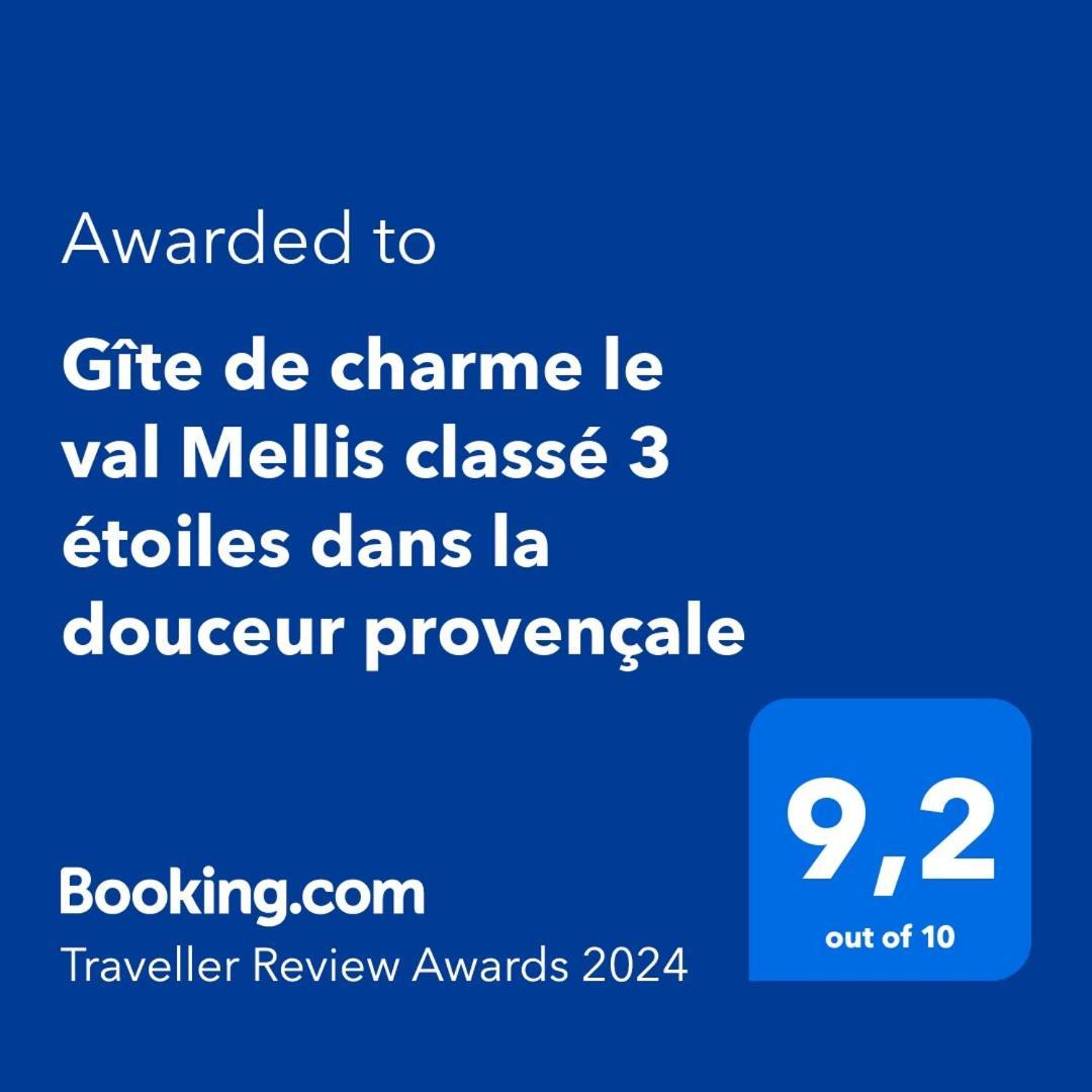 Gite De Charme Le Val Mellis Classe 3 Etoiles Dans La Douceur Provencale Vaumeilh Exterior photo